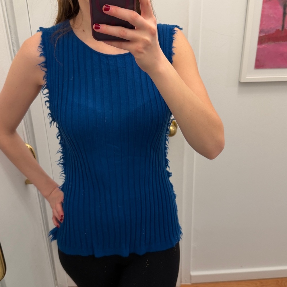Helmut lang ribbed cashmere top - Picture 2 of 5